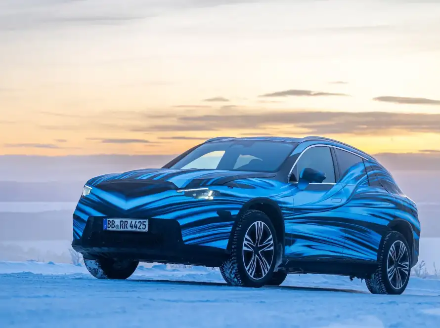 Mercedes-Benz GLC EV Spotted Testing in the Arctic