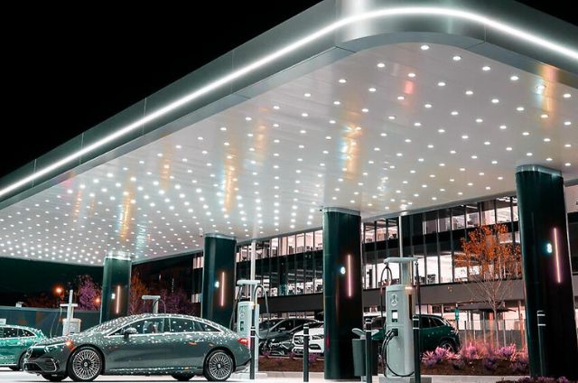 Shop, Charge, Go: Mercedes Expands EV Network